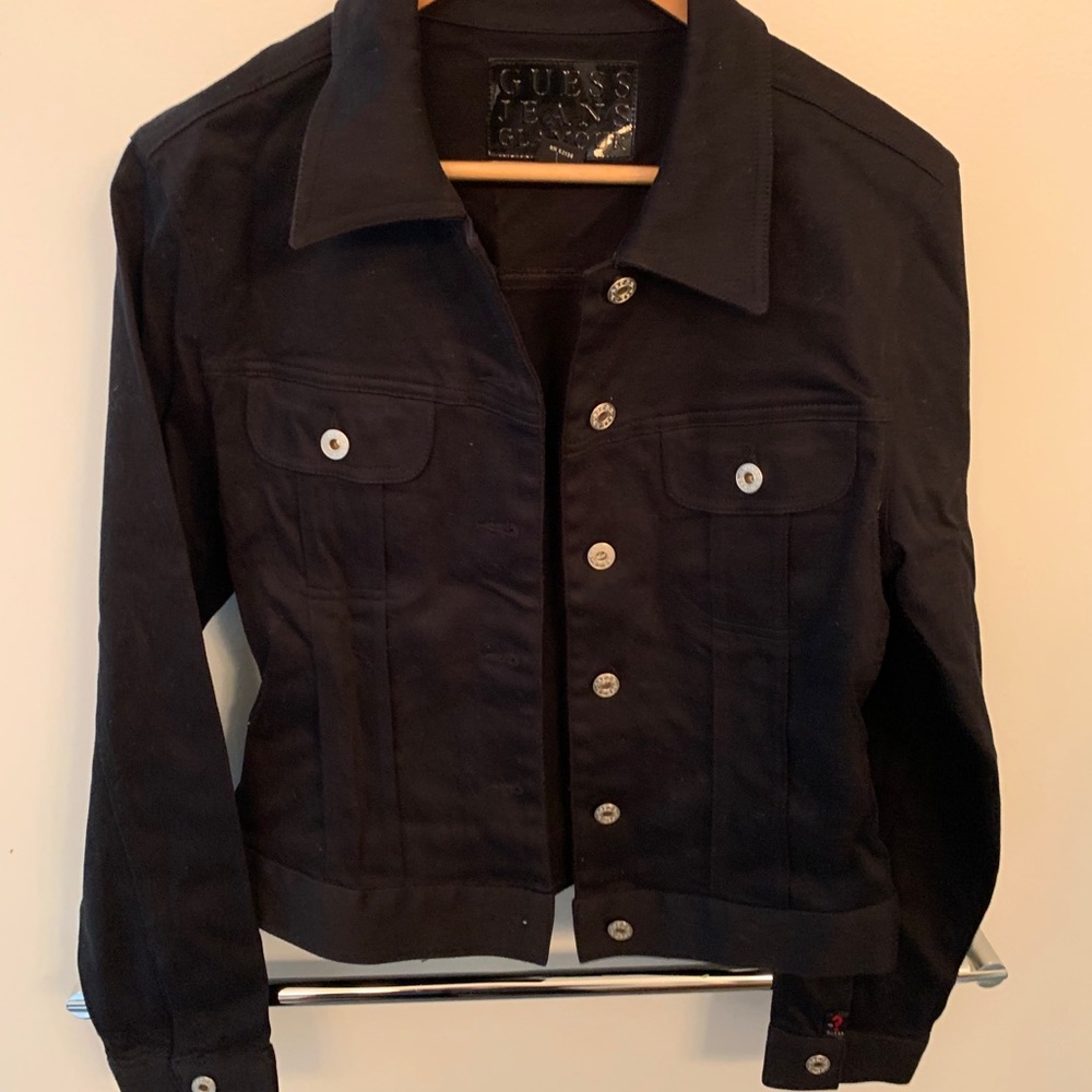 Guess! Black jean jacket